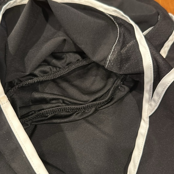 Avia & Atletic works workout set. Size small. Black and white shorts, tan top - Picture 5 of 6